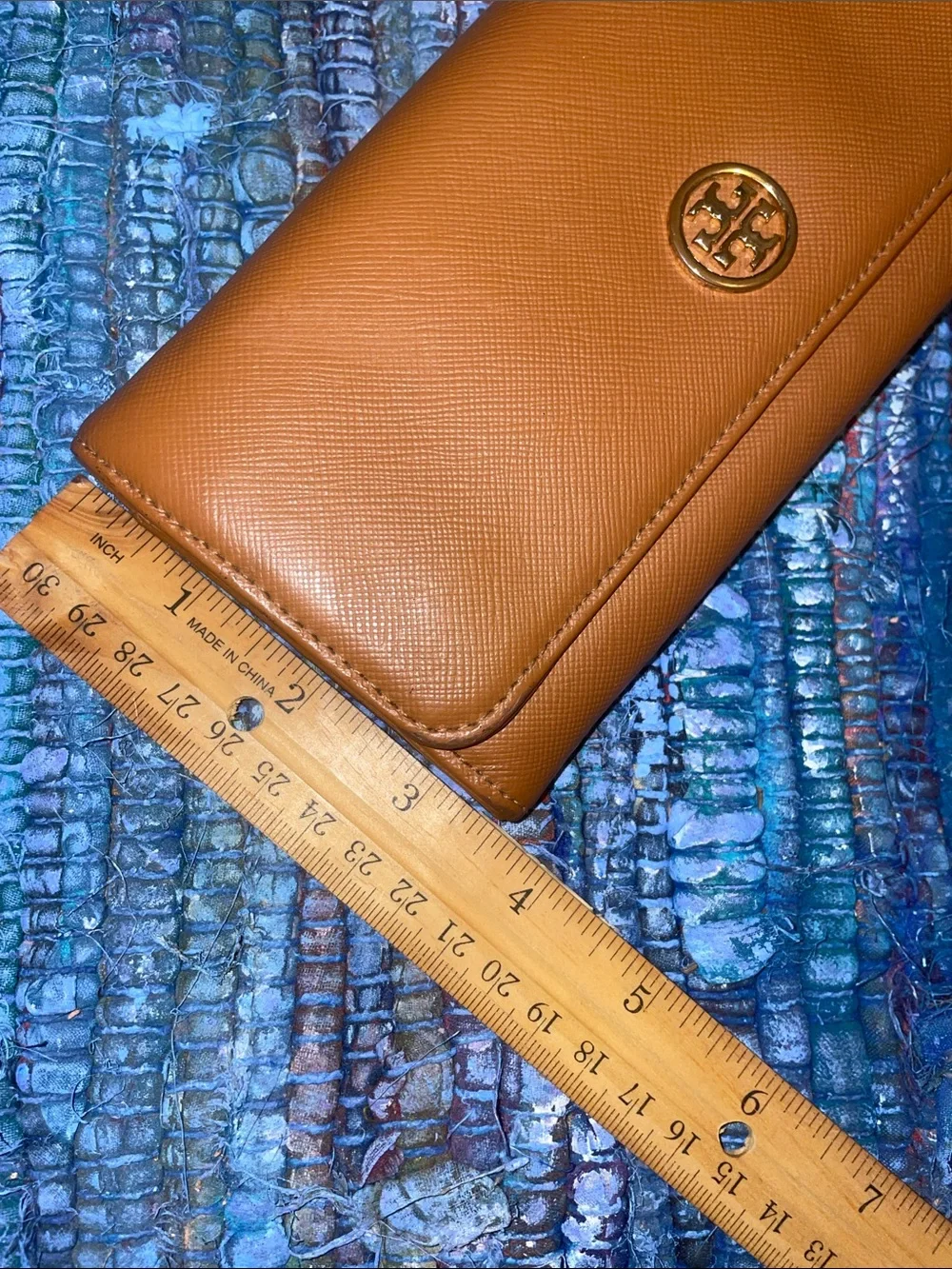 Tory Burch Continental Wallet with Gold Logo
